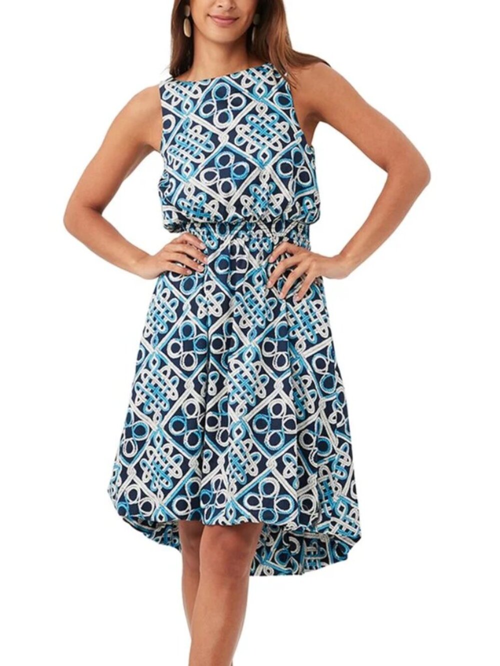 Trina Turk Sought After Blue Sleeveless Dress S